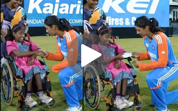 [Watch] Smriti Mandhana's Act Of Kindness For Her Sri Lankan Fangirl Wins Fans' Hearts